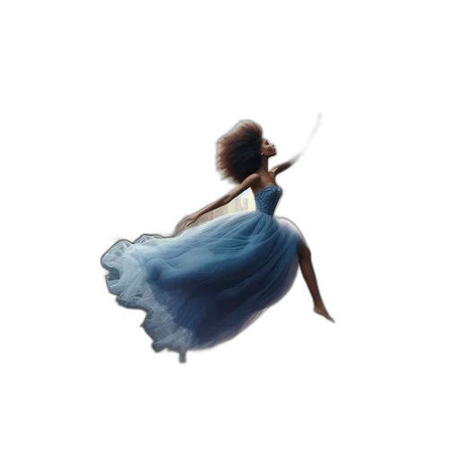 dress, staff, sword, hair transparent PNG cut-out
