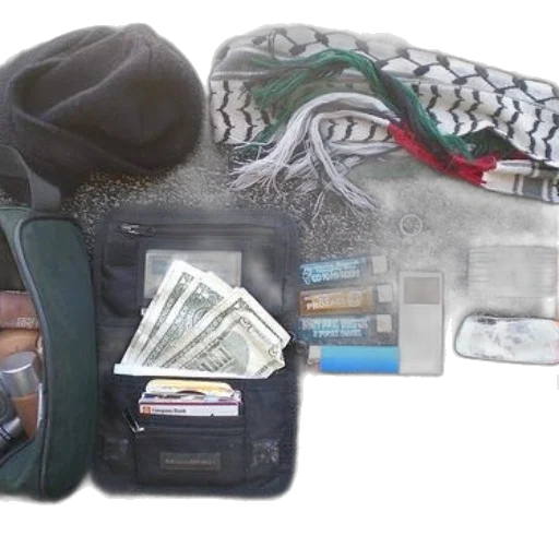 collection, items, including, money transparent PNG cut-out