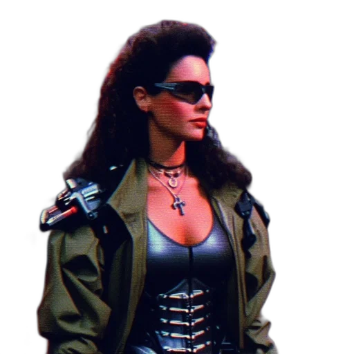 jacket, cyberpunk, concept art, 3d render transparent PNG cut-out