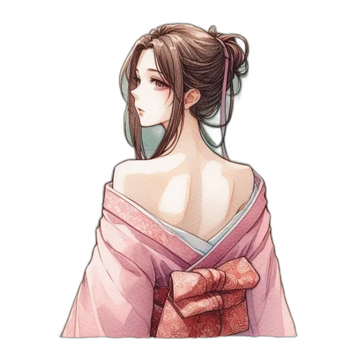 dress, staff, face, jewelry transparent PNG cut-out