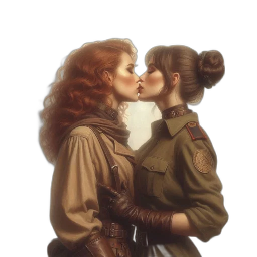 concept art, photorealistic, comic book art, oil painting transparent PNG cut-out
