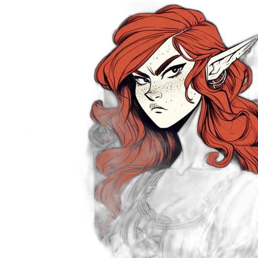 fantasy art, concept art, pixel art, watercolor transparent PNG cut-out