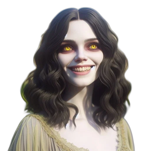 face, mask, creature, staff transparent PNG cut-out
