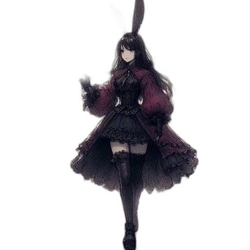 dress, staff, weapon, sword transparent PNG cut-out