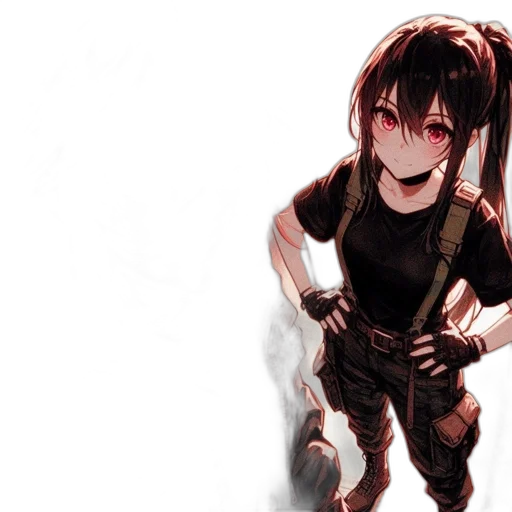 weapon, sword, staff, anime transparent PNG cut-out