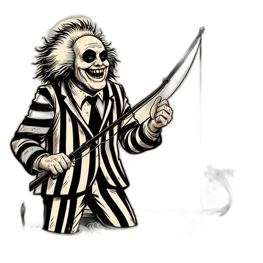 staff, jacket, weapon, creature transparent PNG cut-out