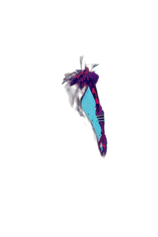jewelry, shoes, hair, staff transparent PNG cut-out