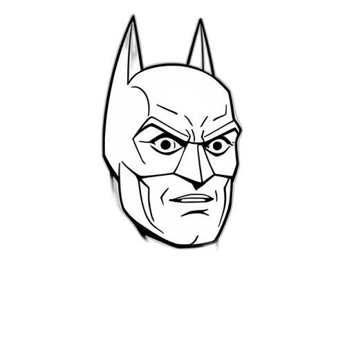 mask, face, comic book art, cartoon transparent PNG cut-out