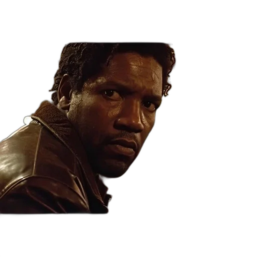 face, jacket, hair, weapon transparent PNG cut-out