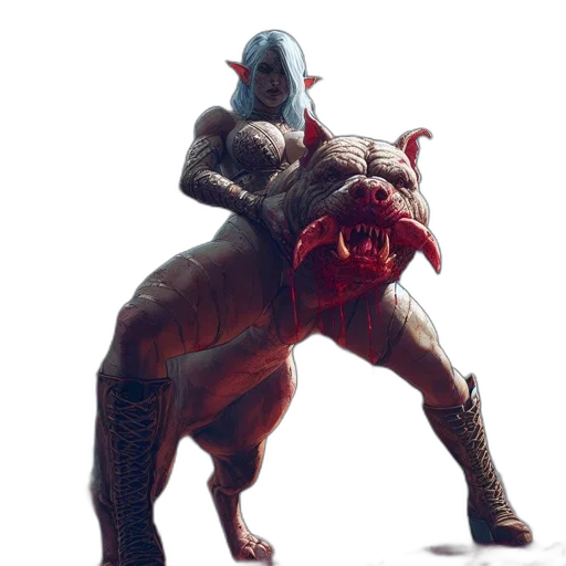 creature, animal, dragon, weapon transparent PNG cut-out