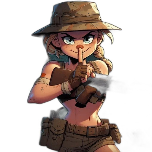 weapon, hat, staff, concept art transparent PNG cut-out