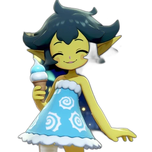 staff, dress, creature, concept art transparent PNG cut-out