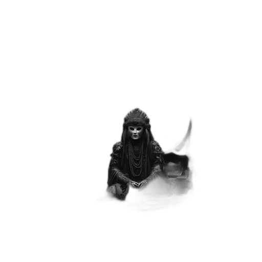 creature, mask, animal, staff transparent PNG cut-out
