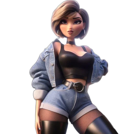 jacket, dress, robot, 3d render transparent PNG cut-out