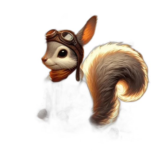 staff, animal, hat, creature transparent PNG cut-out
