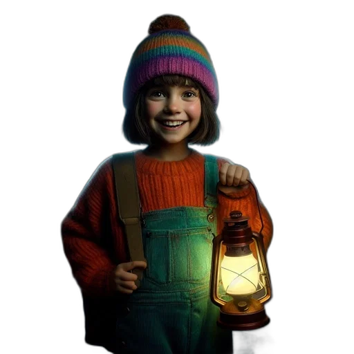 bottle, jacket, hat, robot transparent PNG cut-out