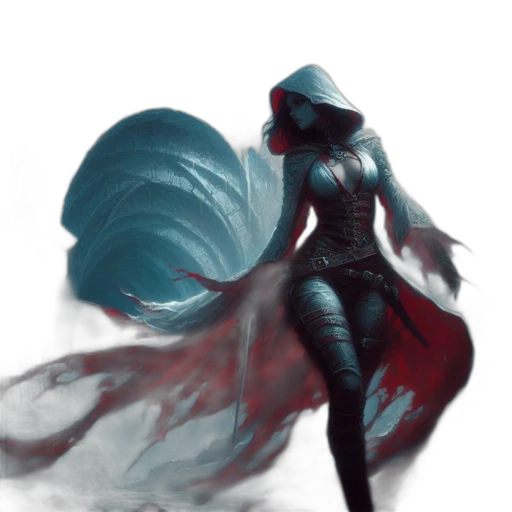 dress, concept art, fantasy art, comic book art transparent PNG cut-out