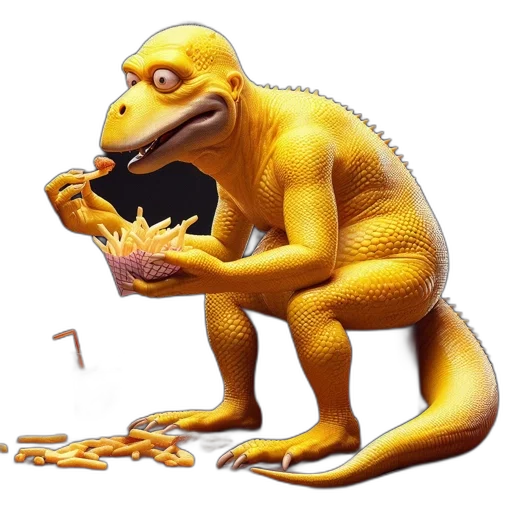 creature, food, animal, dragon transparent PNG cut-out