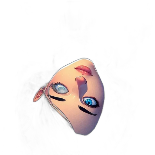 mask, face, creature, robot transparent PNG cut-out