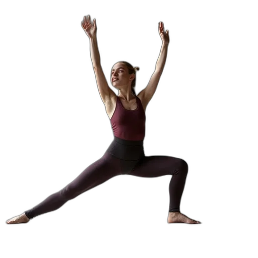 young, woman, gymnast, equipment transparent PNG cut-out