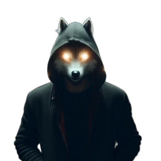mask, jacket, animal, staff transparent PNG cut-out
