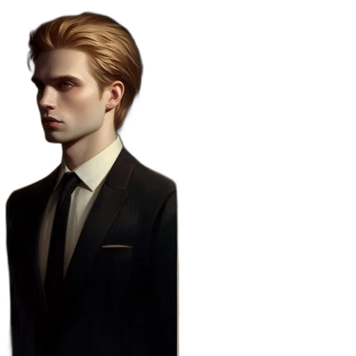 face, staff, jacket, photorealistic transparent PNG cut-out