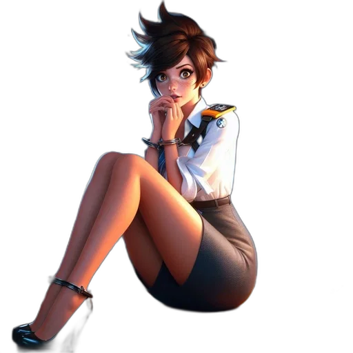 staff, dress, shoes, jacket transparent PNG cut-out