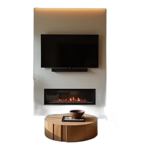furniture, 3d render, photorealistic, fire transparent PNG cut-out