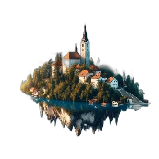 building, crown, concept art, watercolor transparent PNG cut-out