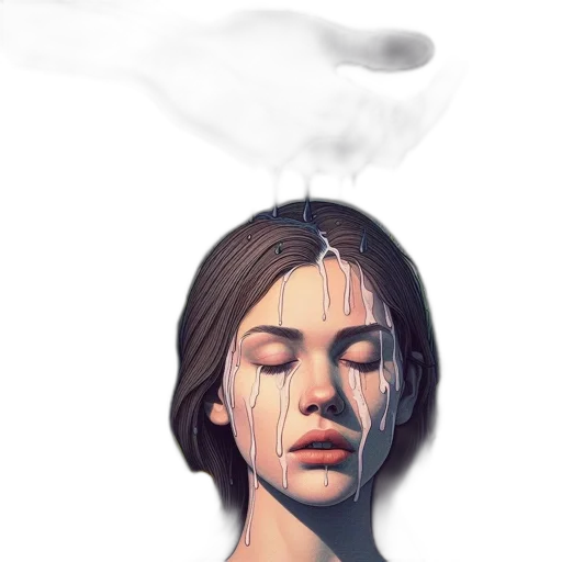 mask, face, hair, crown transparent PNG cut-out