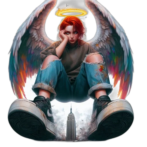 fantasy art, concept art, pixel art, comic book art transparent PNG cut-out