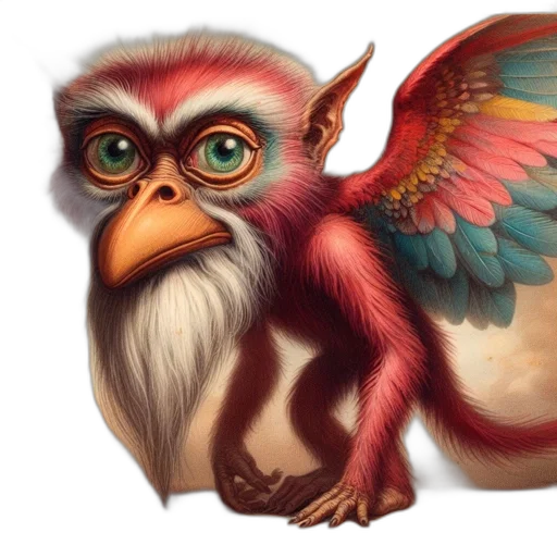 creature, animal, dragon, concept art transparent PNG cut-out