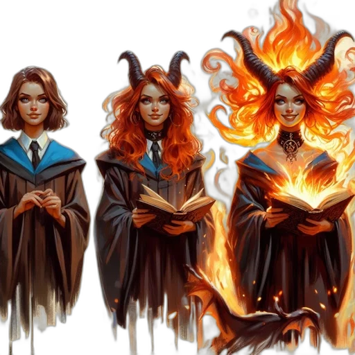 concept art, fantasy art, comic book art, fire transparent PNG cut-out