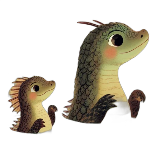 dragon, creature, animal, 3d render transparent PNG cut-out
