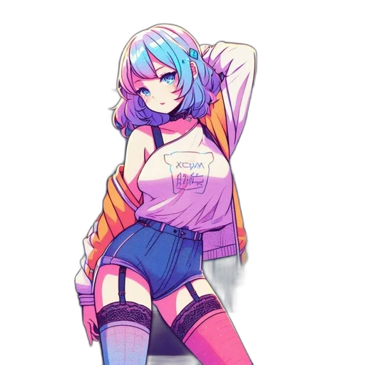 dress, jacket, robot, staff transparent PNG cut-out