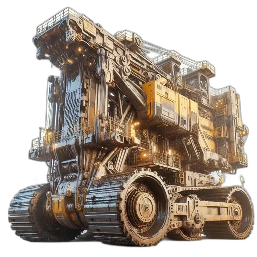 robot, weapon, car, concept art transparent PNG cut-out