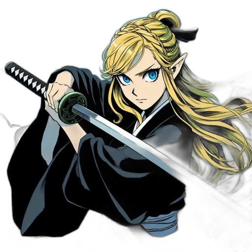 sword, staff, weapon, anime transparent PNG cut-out