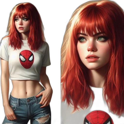 comic book art, concept art, fantasy art, photorealistic transparent PNG cut-out