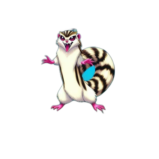 creature, animal, dragon, staff transparent PNG cut-out