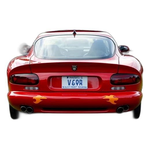 car, photorealistic, 3d render, red transparent PNG cut-out