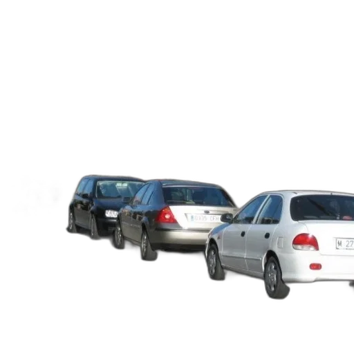 car, 3d render, photorealistic, row transparent PNG cut-out