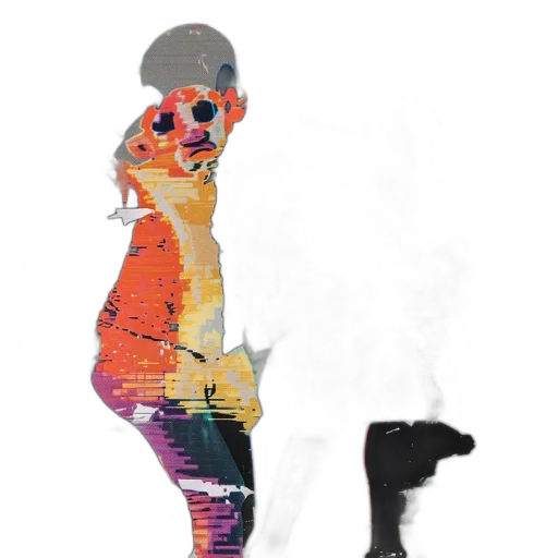 animal, hat, mask, staff transparent PNG cut-out