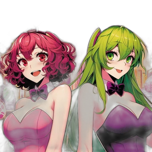 anime, pixel art, concept art, fantasy art transparent PNG cut-out
