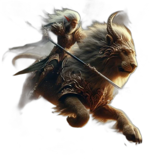 dragon, animal, creature, sword transparent PNG cut-out