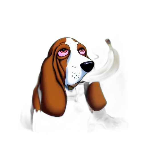 animal, staff, cartoon, 3d render transparent PNG cut-out
