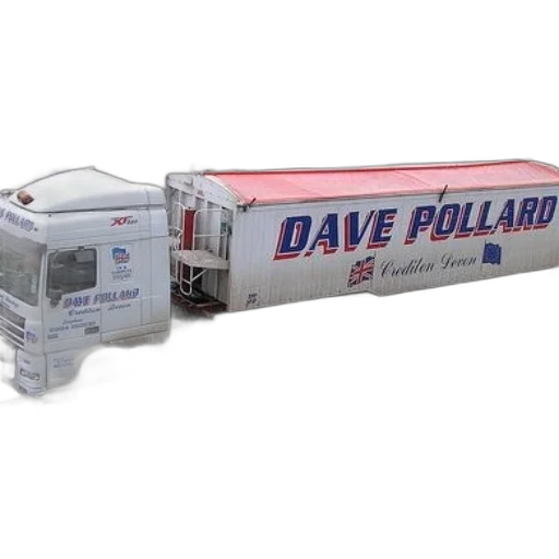 3d render, large, truck, name transparent PNG cut-out