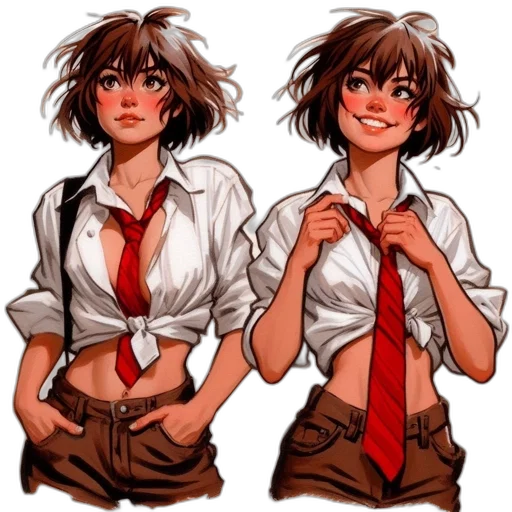 anime, concept art, comic book art, cartoon transparent PNG cut-out