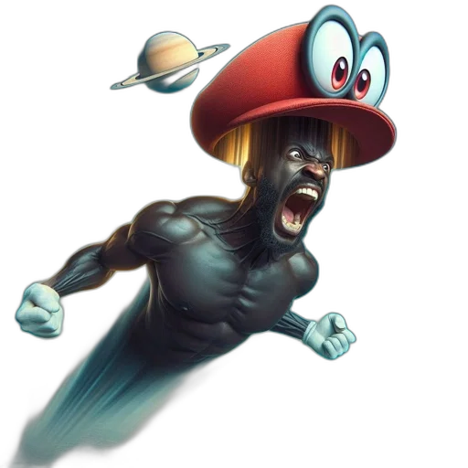 creature, hat, mask, concept art transparent PNG cut-out