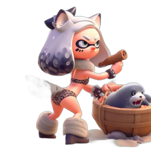 weapon, animal, creature, staff transparent PNG cut-out