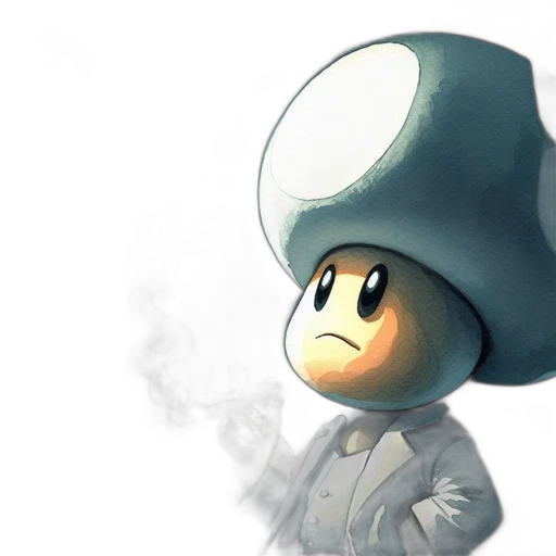 hat, staff, mask, robot transparent PNG cut-out